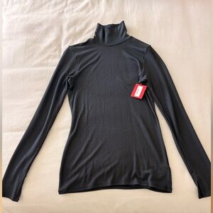 SPANX Very Black Long Sleeve Turtleneck NWT